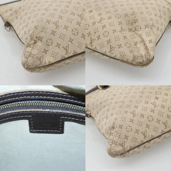 LOUIS VUITTON Monogram Mini Françoise 2Way Tote Bag Khaki M92209 Auth 116567 - Picture 15 of 15
